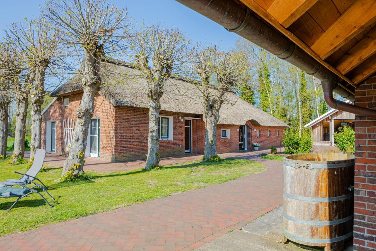 Reetdach Ostfriesenhaus Villa Sudbrookmerland Ngoại thất bức ảnh