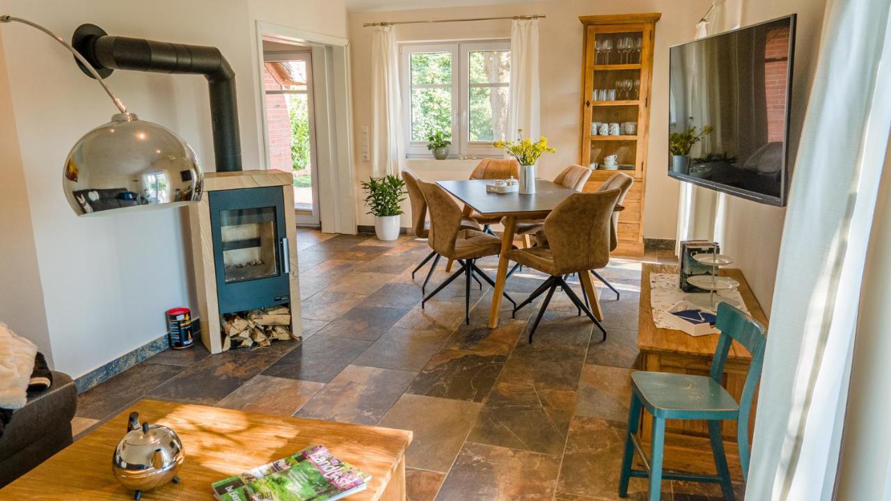 Reetdach Ostfriesenhaus Villa Sudbrookmerland Ngoại thất bức ảnh